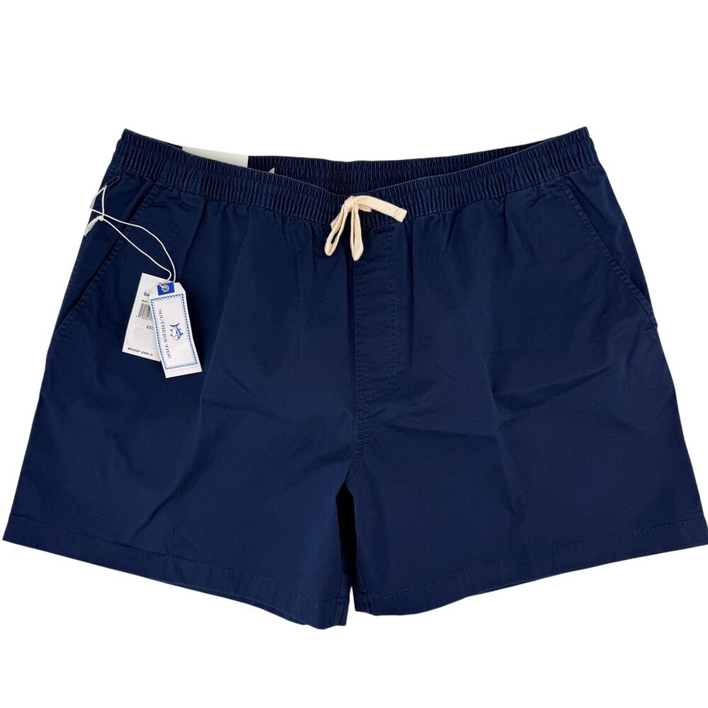 Southern Tide Sunfarer Shorts Mens Sz XXL Navy Blue Elastic Waist Drawstring 6"